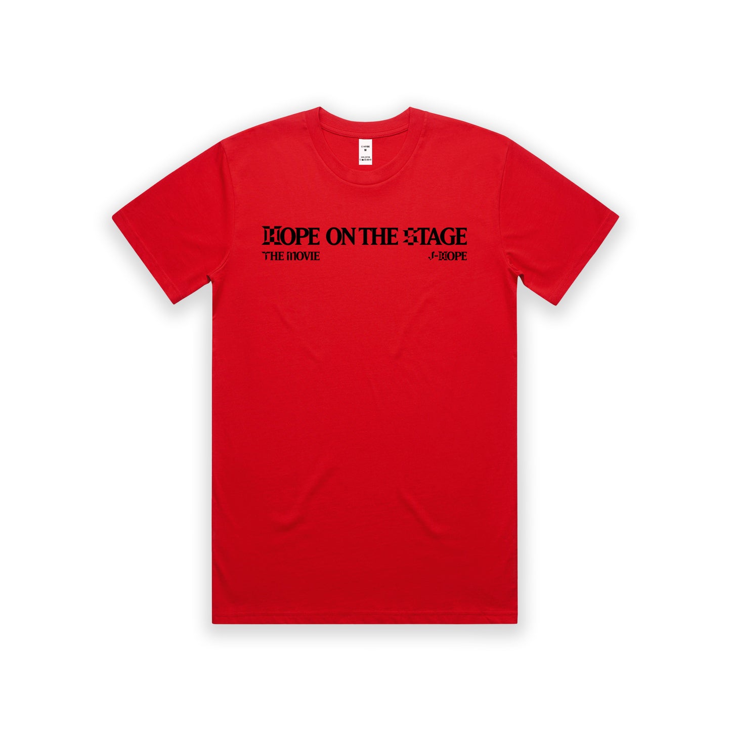 j-hope Tour 'HOPE ON THE STAGE' THE MOVIE - Official Licensed T-Shirt (Red)