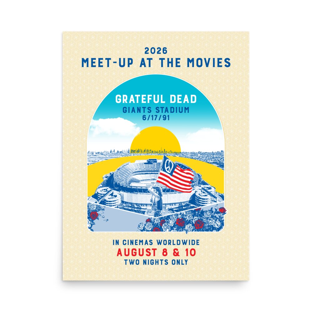 Grateful Dead Giants Stadium Concert Film Poster