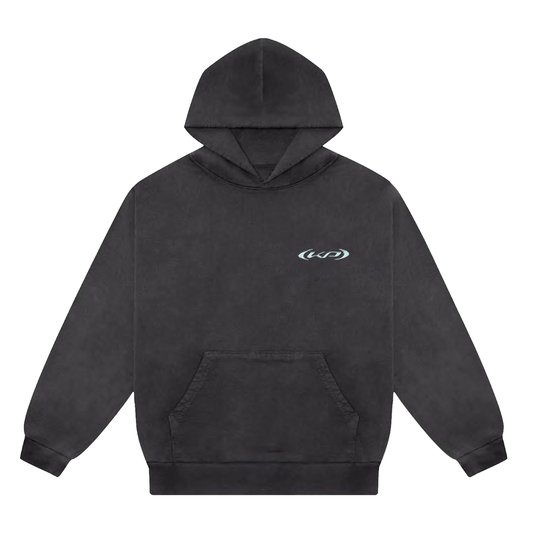 Back view of the Katy Perry The Lifetimes Tour hoodie showing the bold butterfly-inspired tour graphic