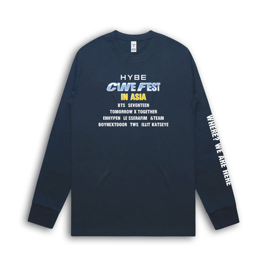 HYBE CINE FEST IN ASIA Official Licensed Long-Sleeve Shirt