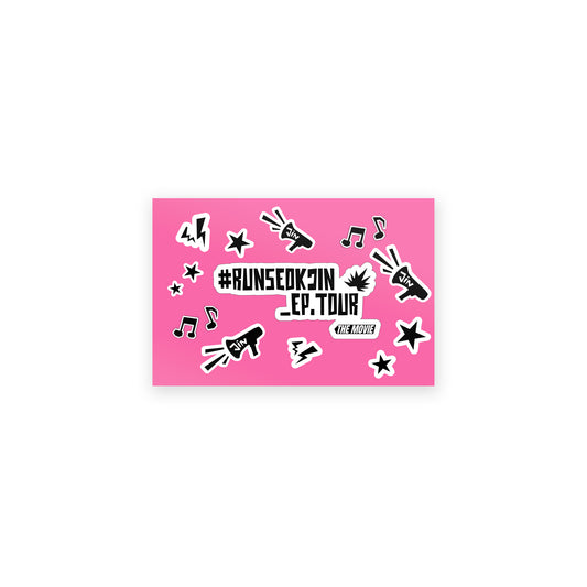 #RUNSEOKJIN_EP.TOUR THE MOVIE - Official Licensed Sticker Set